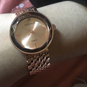 Ellen Tracy Rose Gold Watch